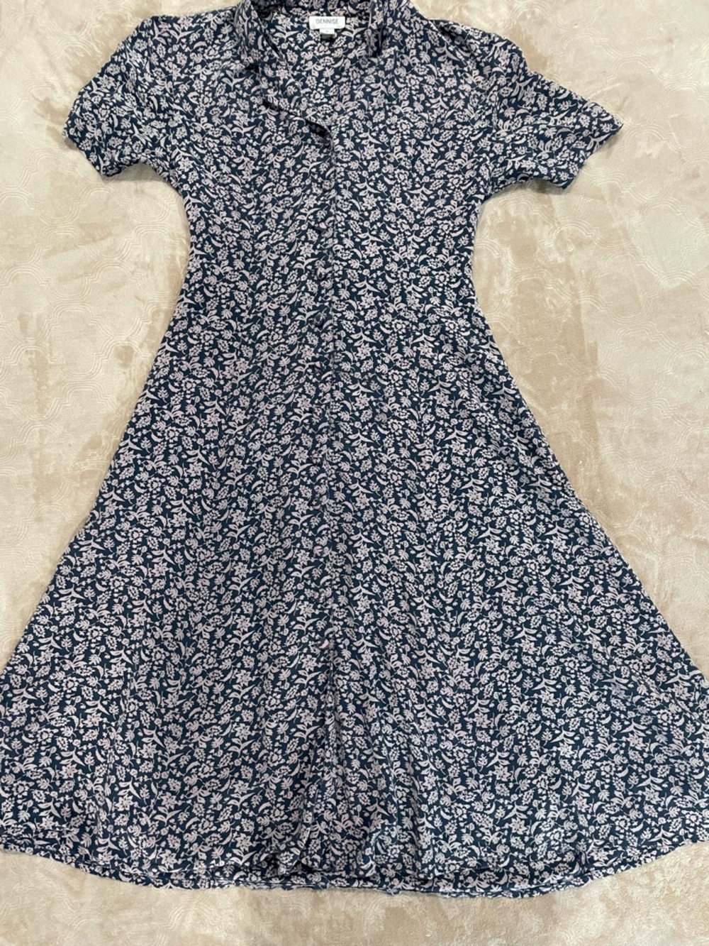 Vintage Dennis Paris Dress - Picture 4 of 11